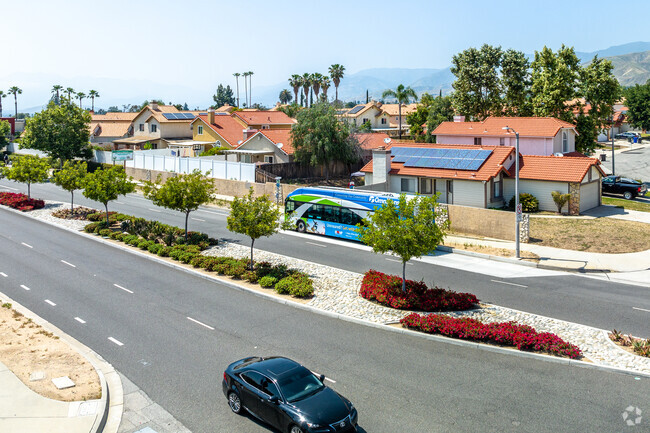 Convenient public transportation options are available on Base Line Street in Crossroad.