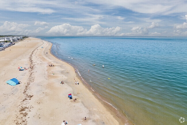 The popular oceanfront beach near the Little Neck neighborhood of Virginia Beach.
