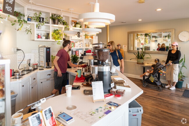 Gimme Coffee near Forest Home has a pickup location that sells products from its own bakery.