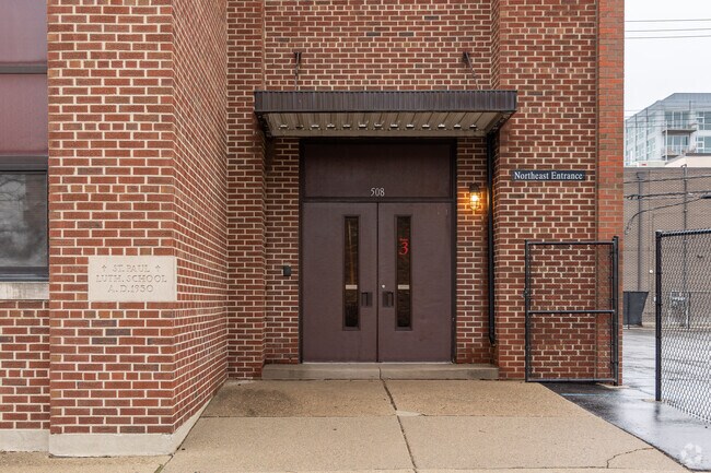 St. Paul Lutheran School entrance.