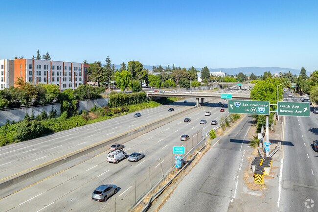 Interstate 280 is on Fruitdale’s northern edge in San Jose.