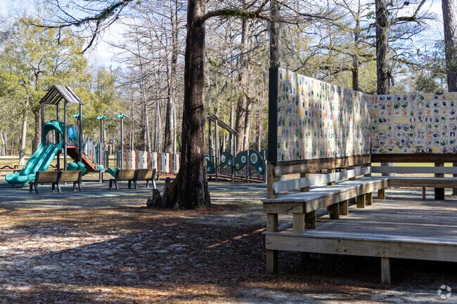 Scenic riverfront views define afternoons at Bogue Falaya Wayside Park.