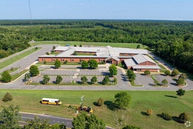 Cedar Forest Elementary School serves the community of Fredericksburg.