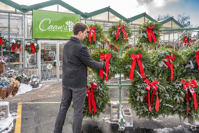 Caan’s Floral & Greenhouses, in Weeden Creek, offers wreath making classes around the holidays.