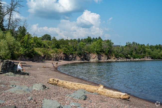 Enjoy a day at the beach at Leif Erikson Park.