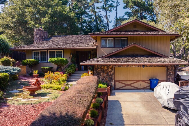 Two story tudors in Skyline Forest, Monterey, CA have the best backyards around.