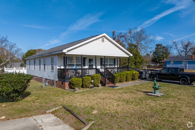 A tidy home sits on a corner in South Turpin Hill.