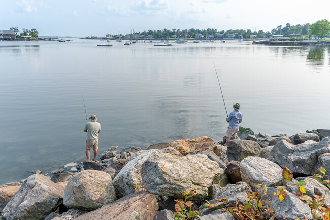 Clifford Island in New Rochelle is a great fishing spot to cast your rod with friends.