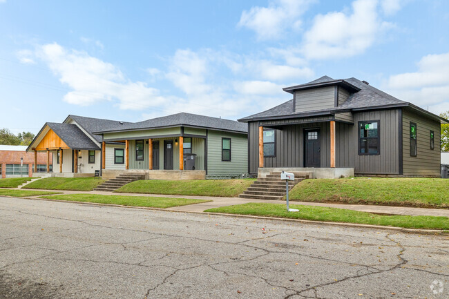 New construction sits side-by-side with century old homes in Kendall-Whittier.