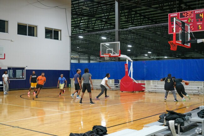 Enjoy a game of pickup basketball at the Southland Center.
