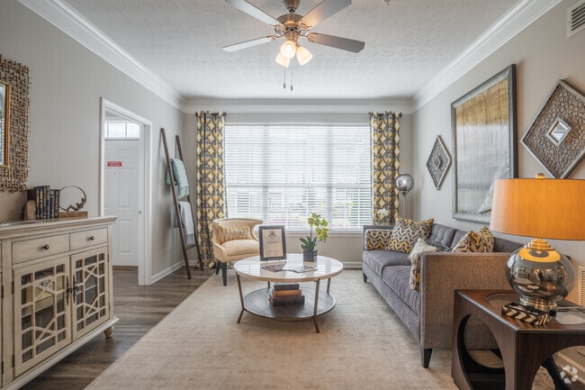 2BR, 2BA w/ Sunroom - 1,337SF - Highland - Living Room