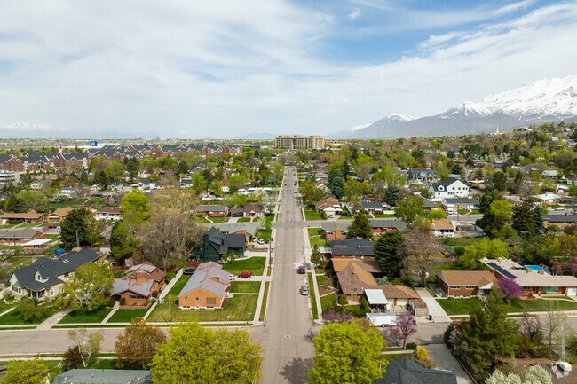 View of the Wasatch neighborhood looking north.