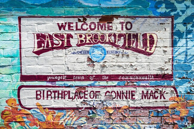East Brookfield is the birthplace of major league baseball player and manager Connie Mack.