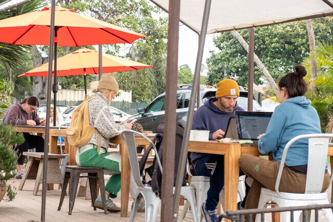 Meeting up for coffee is a staple in Carpinteria.