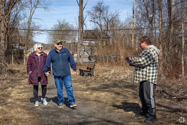 At the vast and beautiful Wallkill River National Wildlife Refuge, nearby to Minisink, locals walk the trails and enjoy being immersed in nature.