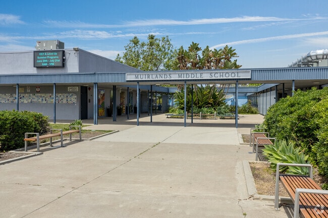 Muirlands Middle School
stands proud as a beacon where local kids can learn.