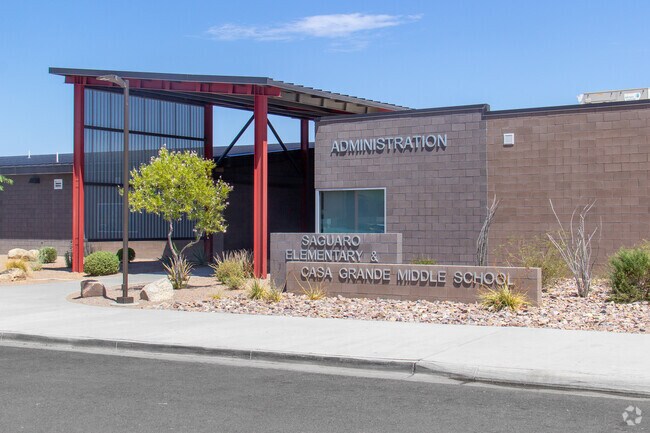 Saguaro Elementary School serves students from kindergarten through fifth grade.