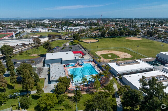 During the summer you can go to the Pool at Paramount Park, a local spot to beat the heat.
