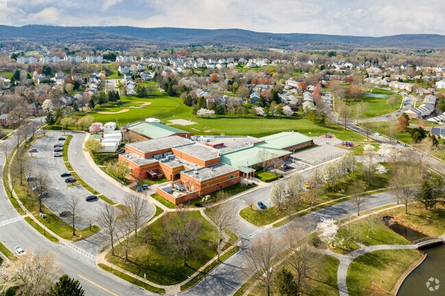 Whittier Elementary School is in the middle of the neighborhood, in close proximity to most homes.