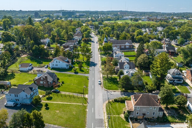 Woodlawn is a mixed-use residential and commercial area.