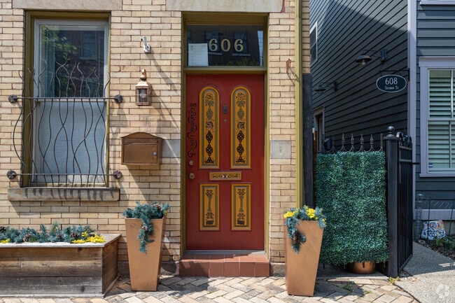 In Deutschtown, you will come across fun and unique doors.