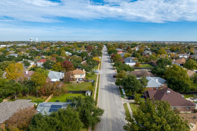 Pflugerville consists of newer suburban neighborhoods sprawling out from the Central District.