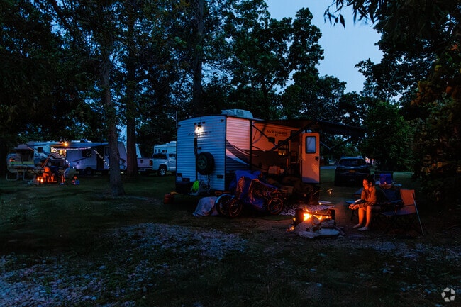 Long Point State Park is primarily a campground, and in summer it is usually full.