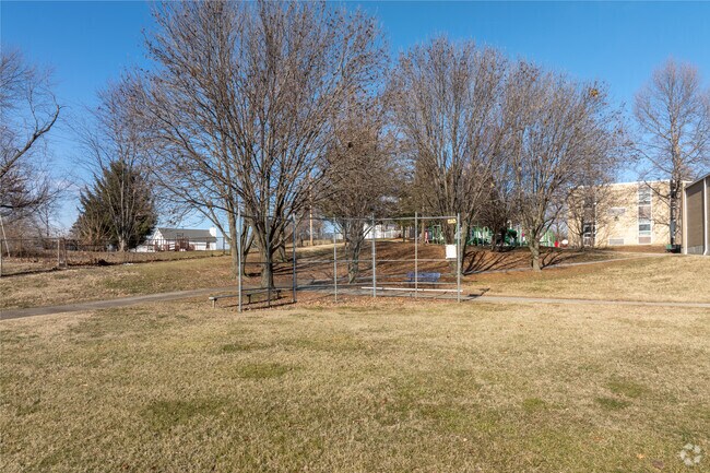 Parkwood Elementary has a baseball field on campus.