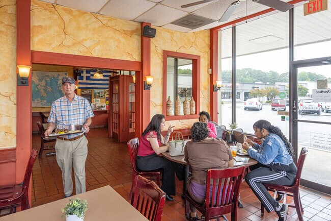 Enjoy delicious falafel wraps at Athens Greek Restaurant in Saddle Creek.