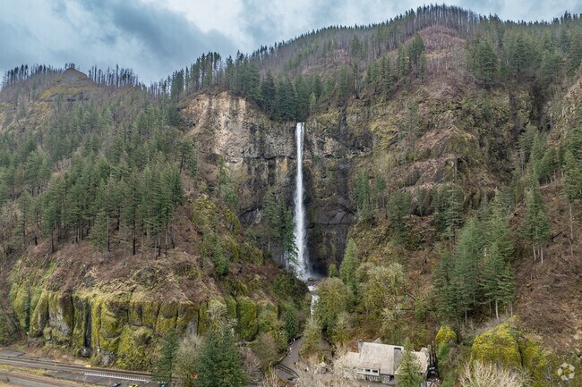 Multnomah Falls located in NEMCCA and is the tallest waterfall in the state of Oregon.