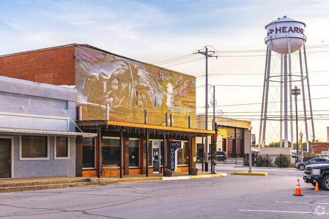 GenRev Cycles shop sits near Hearne’s water tower.