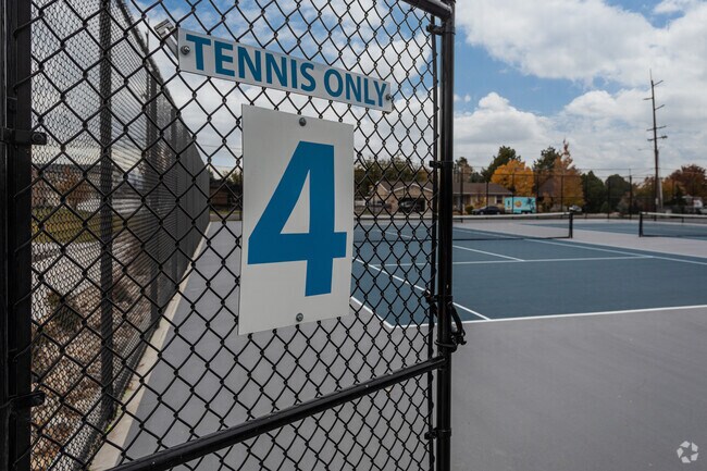 There are plenty of tennis courts at Rotary Park, located in the Grandview North neighborhood.