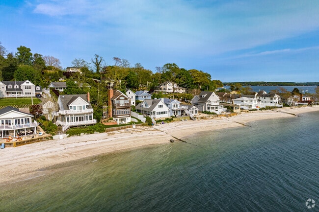 Many of the homes in Eaton's Neck come with private beach access right in your backyard.