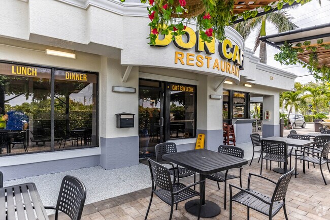 Don Cafe is a resident favorite, and minutes from Royal Palm Estates.