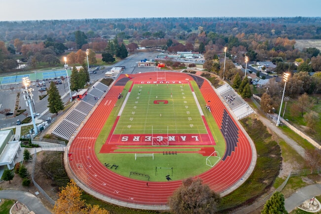 Cordova High School host sporting events in the stadium throughout the year.