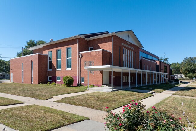 Antioch Baptist Church is a large church in the neighborhood of We Care.