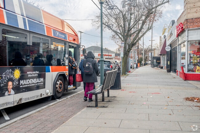 Public transportation options are nearby Hewlett Neck, with bus and train options available.