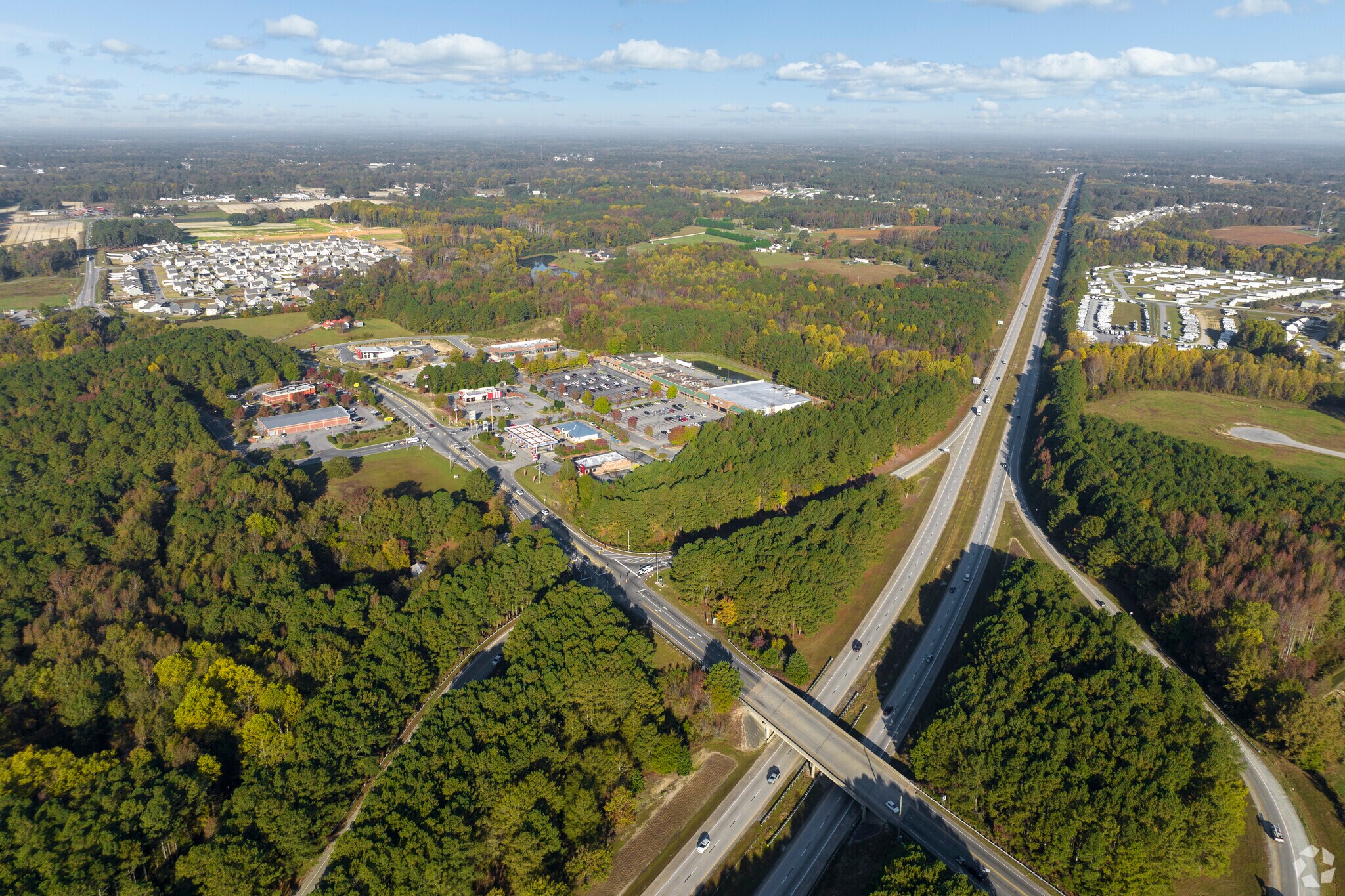 I-40 gives Cleveland residents easy access to Raleigh and other nearby destinations in the area.