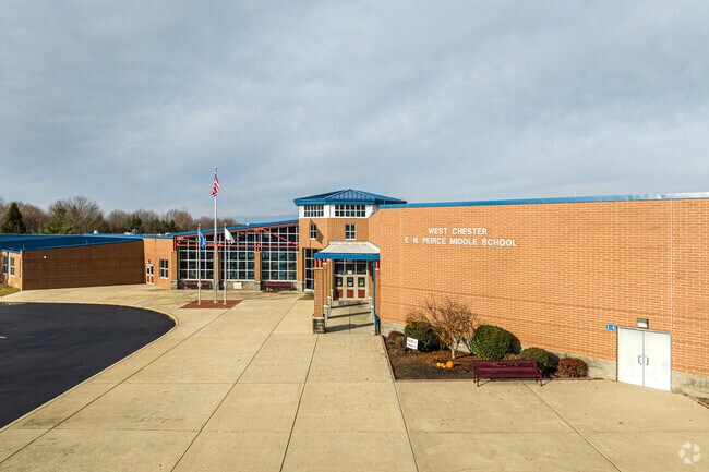 E.N. Peirce Middle School near East Bradford receives an A-rating on Niche.