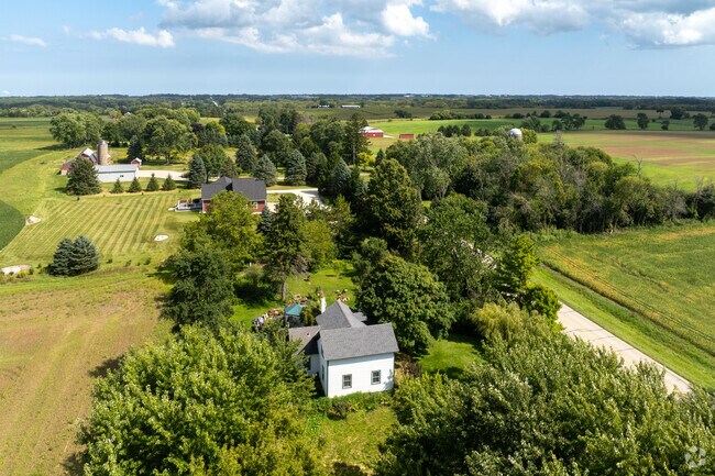 Raymond homes sit in quiet rural settings with easy access to Franklin and Milwaukee.