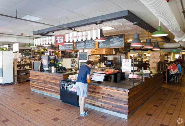 Homeland foodies can sample the many vendors at Belvedere Square Market.