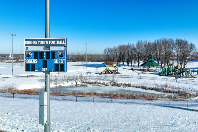 Rogers Youth Football is played at nearby North Community Park.
