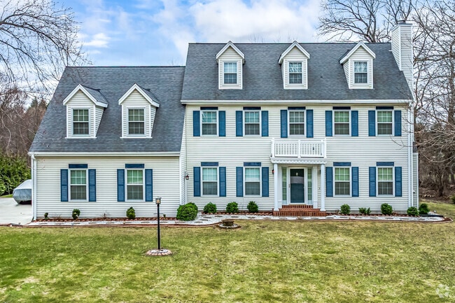 Colonial-style homes in Eagle Township are ideal for growing families.