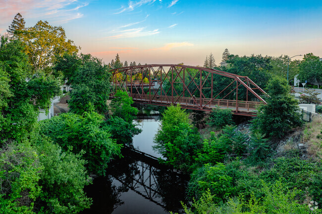 Beautiful scenery can be found all around Folsom Road.