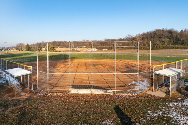 Catch a game or practice your swing at Jaycee Sports Complex's baseball field.