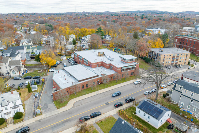 Dr. Catherine Ellison-Rosa Parks Early Education School is located in the Mattapan neighborhood.