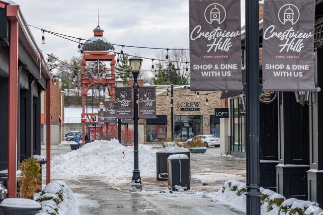 Fort Mitchell celebrates the holidays by putting up lights at Crestview Hills.