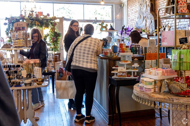 Many residents own business like the Iris and Poppy Boutique.