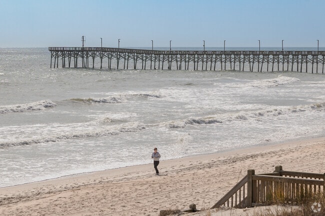 Topsail Beach near Hampstead is a popular beach locals go to for a peaceful jog.