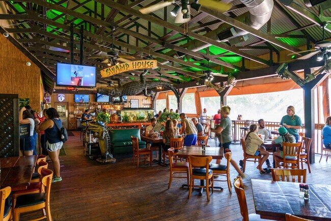 Indulge in local cuisine at Swamp House Grill in DeBary.